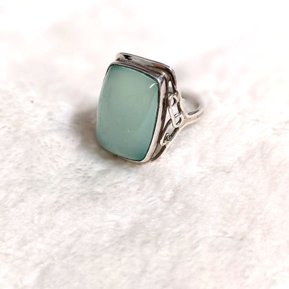 Jewelry - Beautiful Chalcedony & Sterling Silver Ring